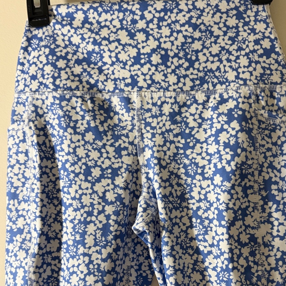 RBX Blue and White Floral Leggings - Picture 3 of 16